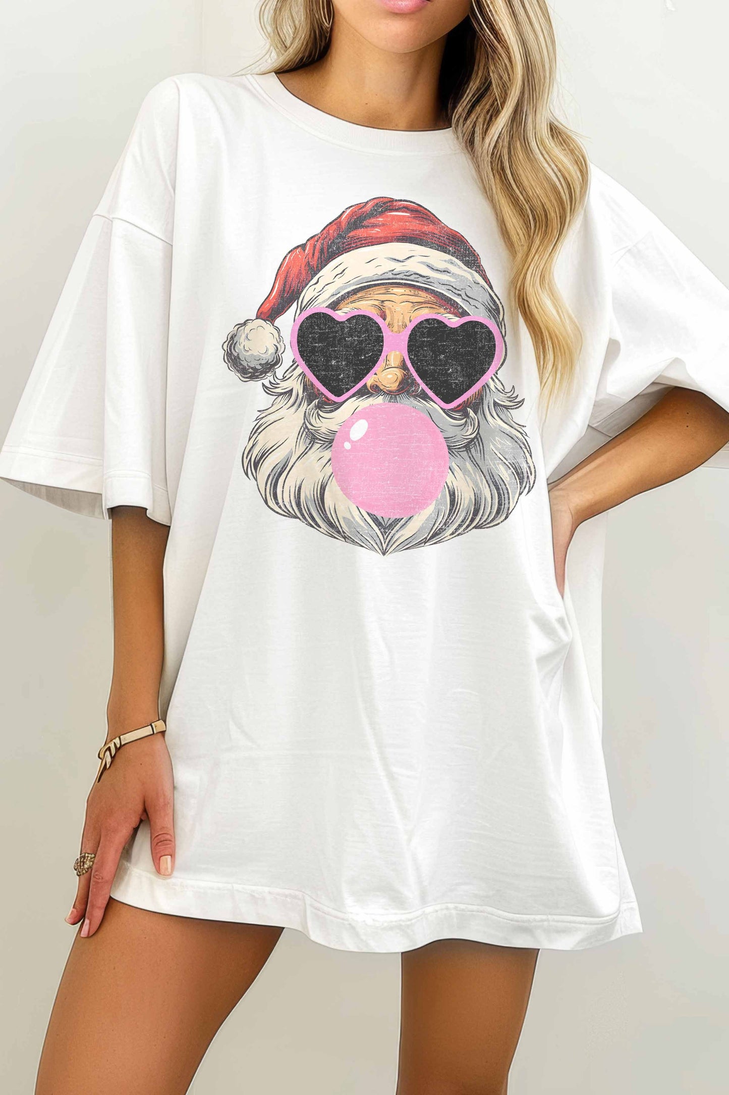 Bubble Gum Santa T-Shirt